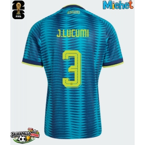 Kolumbia Jhon Lucumi #3 Vieraspaita MM-kisat 2026 Lyhythihainen